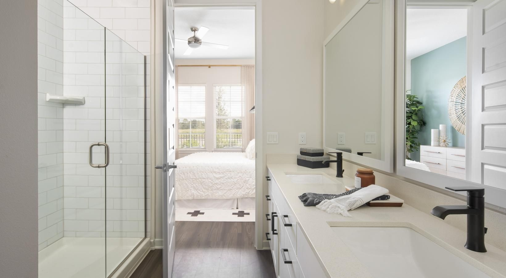 Bathroom options with thoughtful details a bathroom with a tub and sink