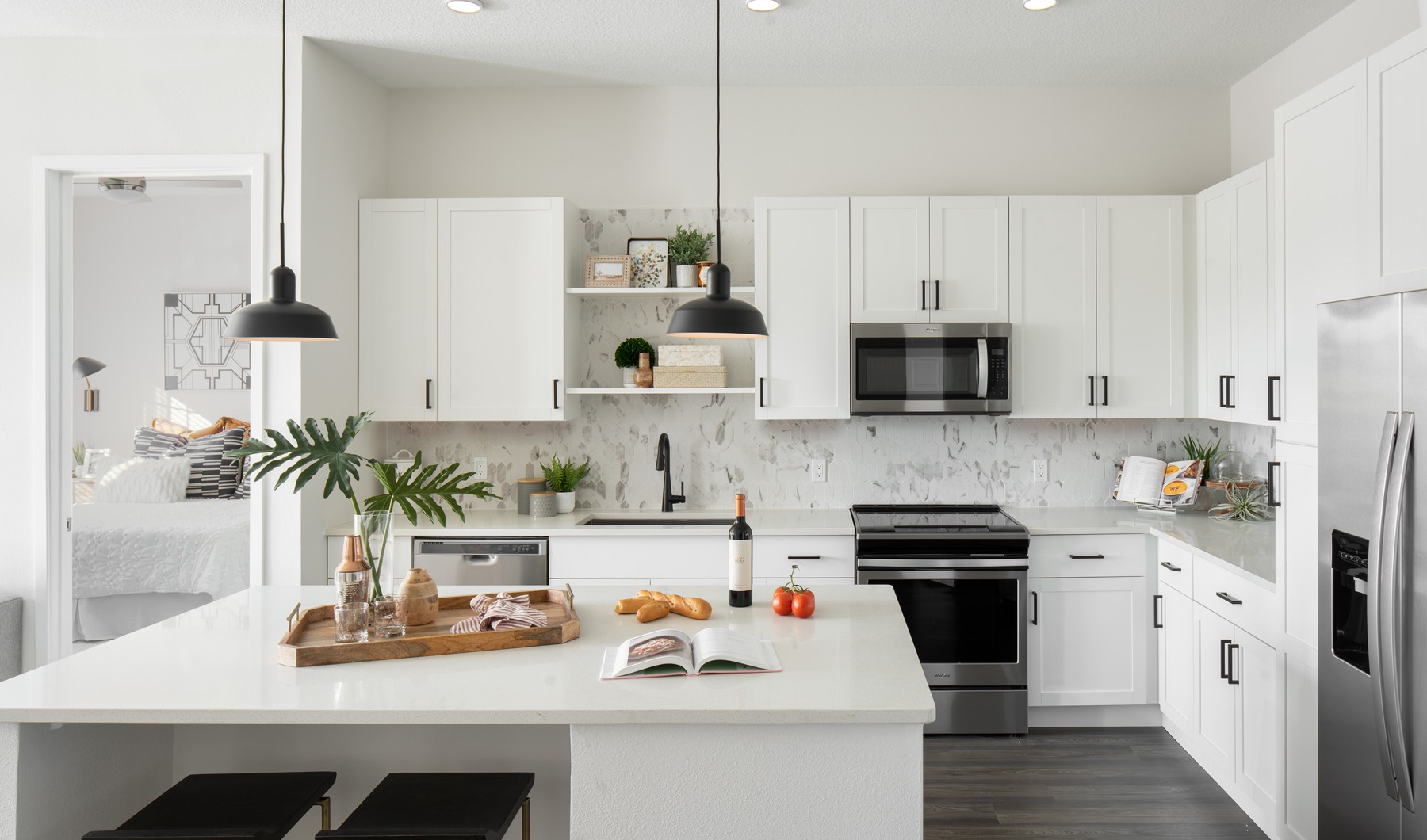Beautiful kitchens with designer finishes a kitchen with white cabinets