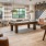 a room with a table and chairs