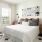 a bedroom with a large window