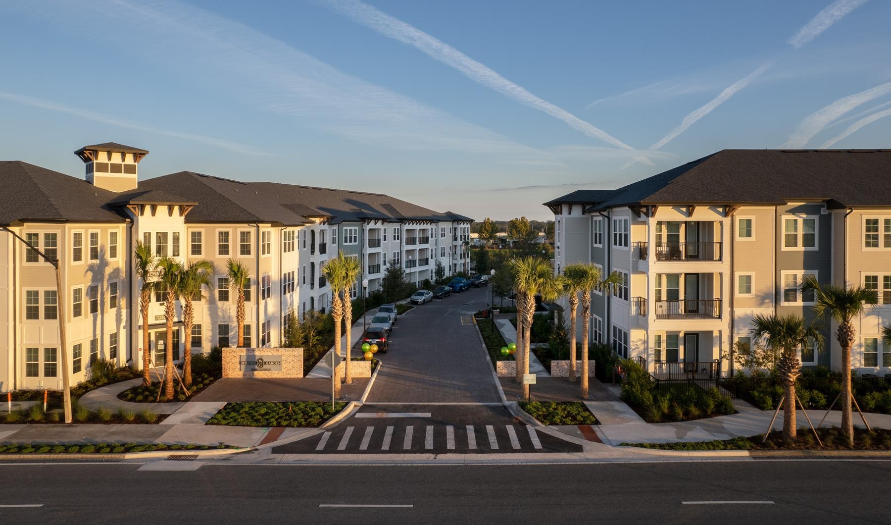 The essence of exceptional living a street with buildings along it